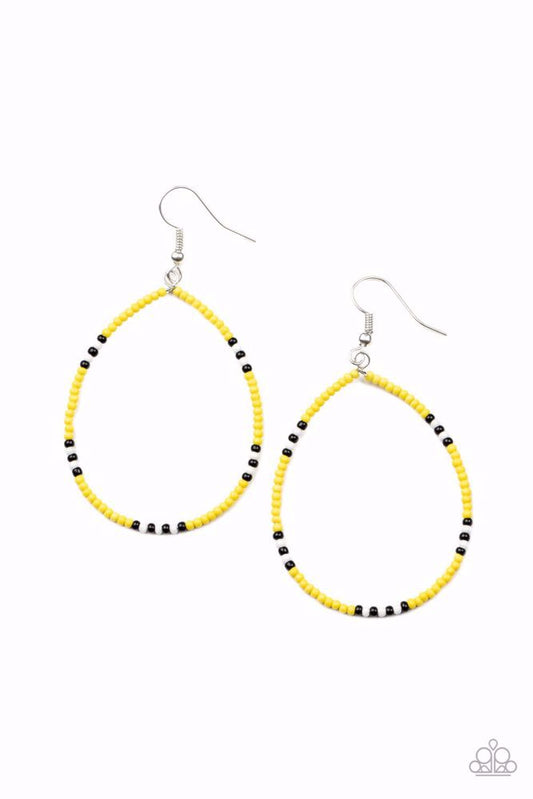 Keep Up The Good BEADWORK - Yellow - Paparazzi Accessories