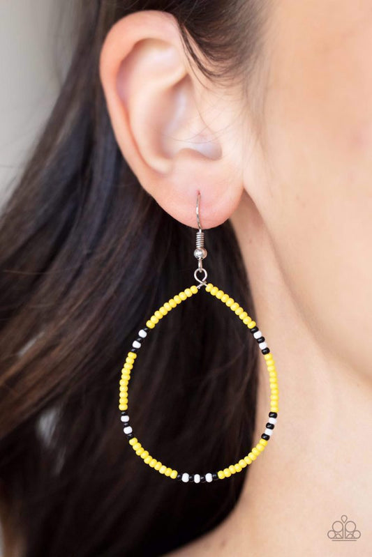 Keep Up The Good BEADWORK - Yellow - Paparazzi Accessories