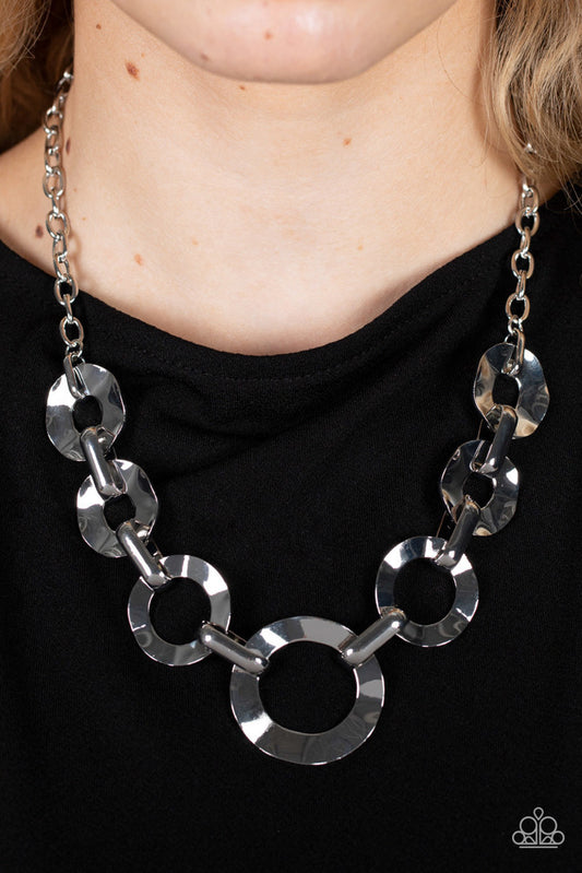 Mechanical Masterpiece - Silver - Paparazzi Accessories