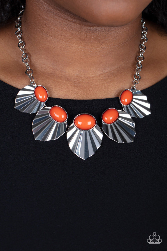 Fearlessly Ferocious - Orange - Paparazzi Accessories