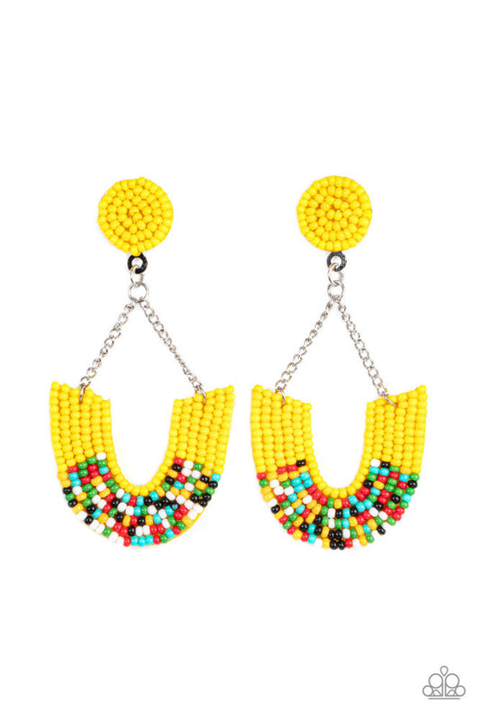 Make It Rainbow - Yellow - Paparazzi Accessories