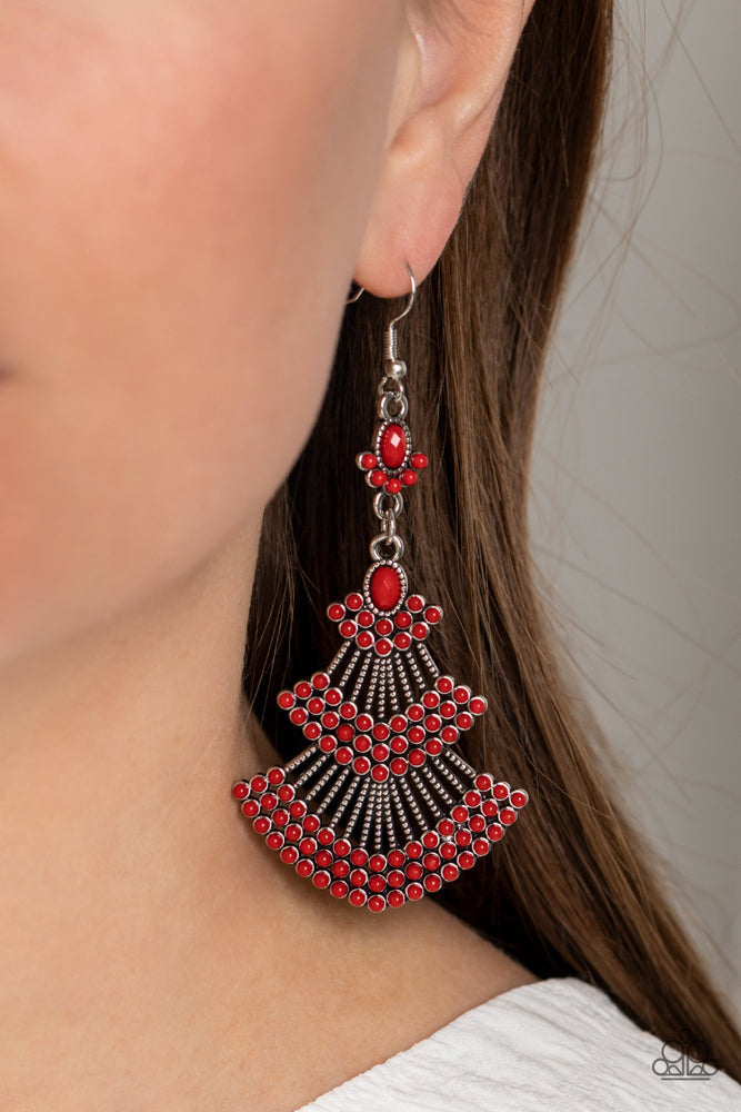 Eastern Expression - Red - Paparazzi Accessories