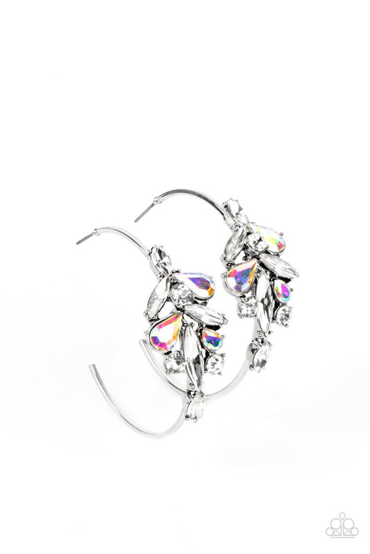 Arctic Attitude Earring - Multi - Paparazzi Accessories