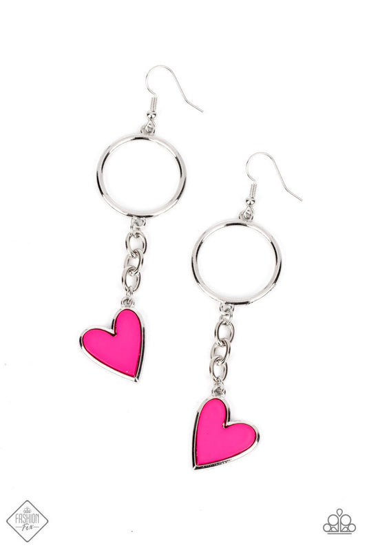 Don't Miss a HEARTBEAT - Pink - Paparazzi Accessories
