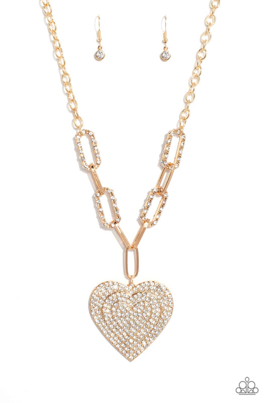 Roadside Romance - Gold - Paparazzi Accessories