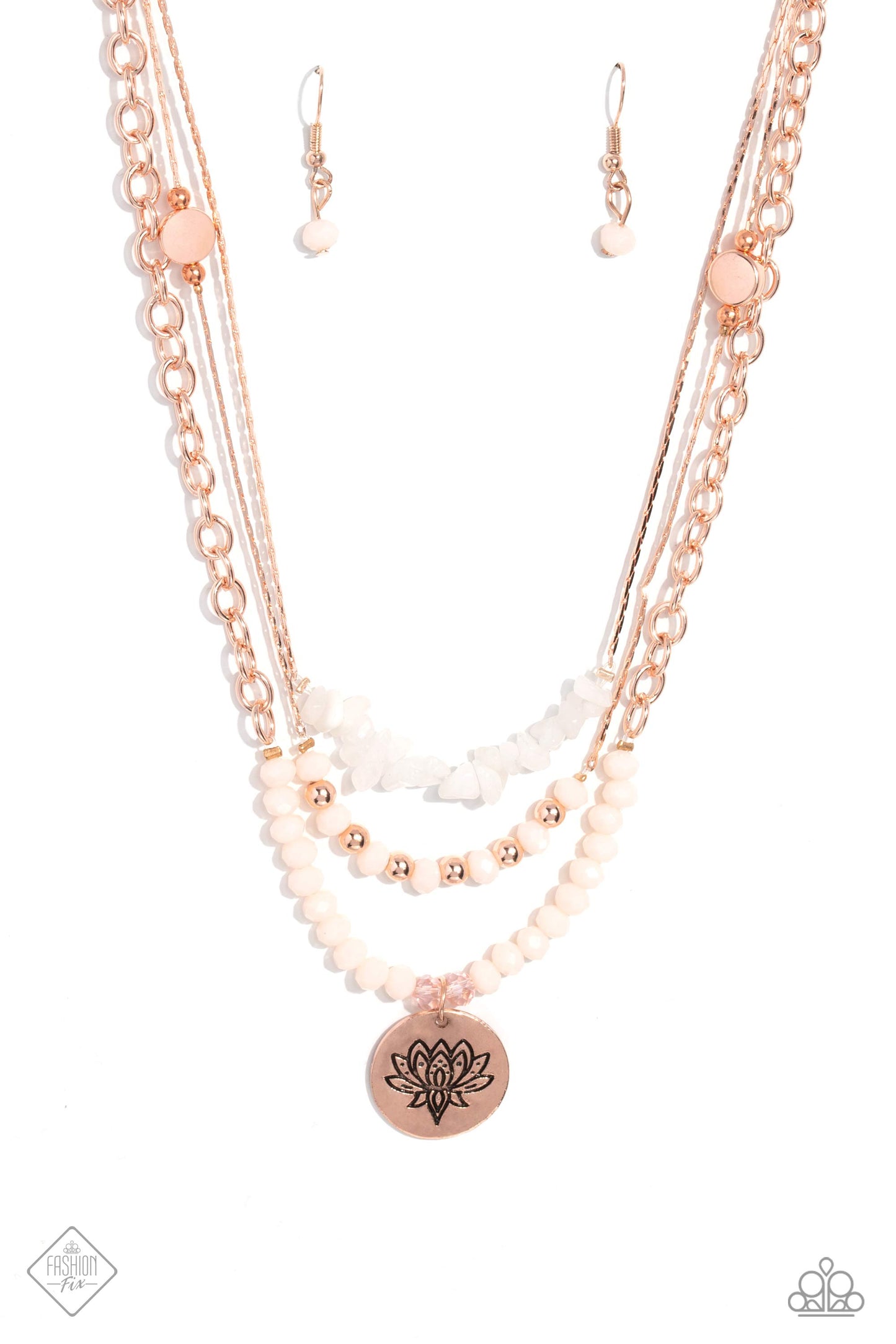 Lotus Luxury - Rose Gold - Paparazzi Accessories