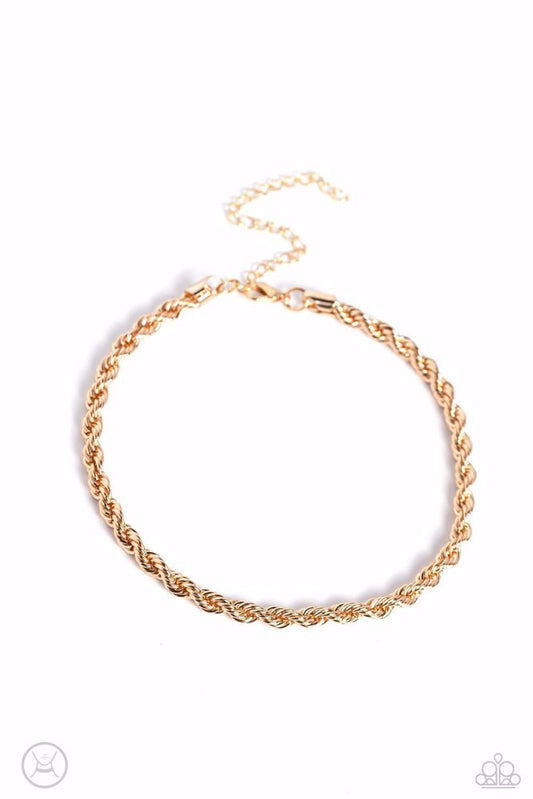 Never Lose ROPE - Gold - Paparazzi Accessories