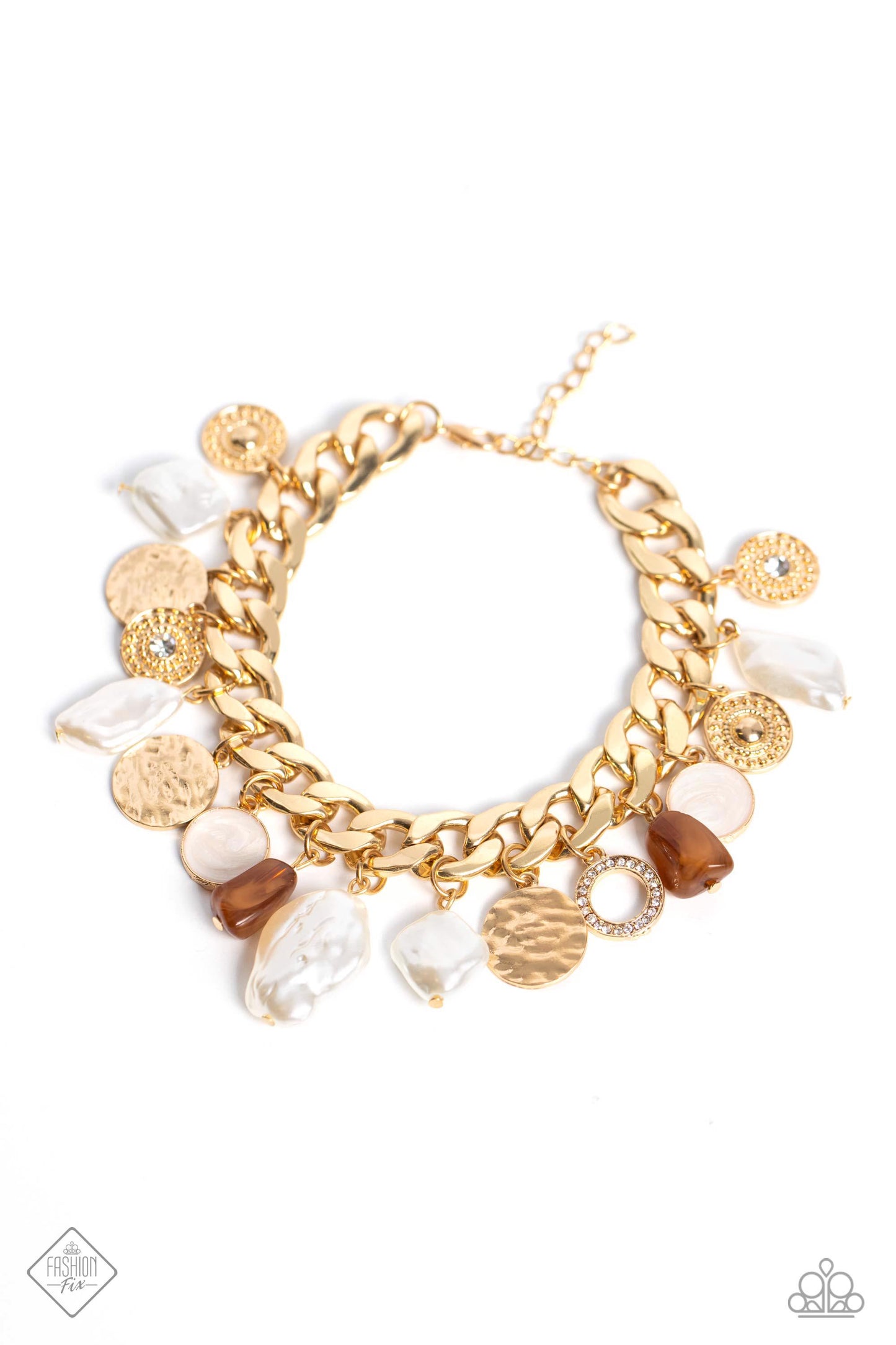 SEA For Yourself - Gold - Paparazzi Accessories