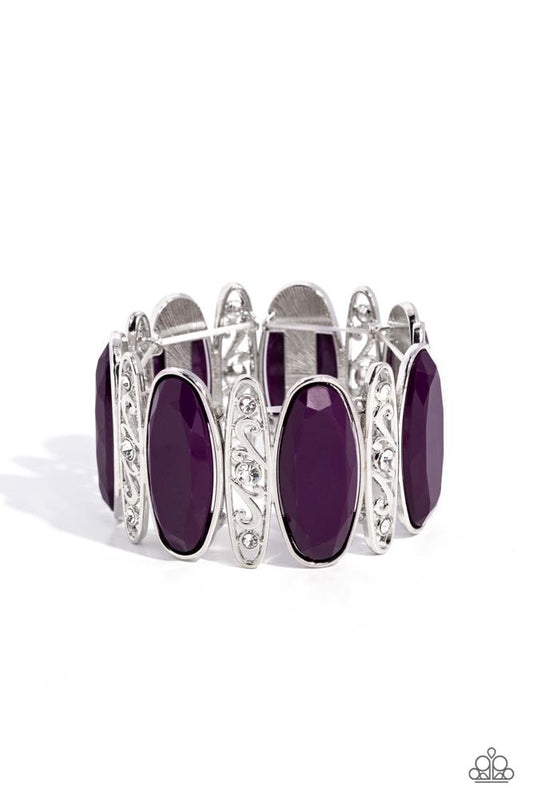 Saturated Sparkle - Purple - Paparazzi Accessories