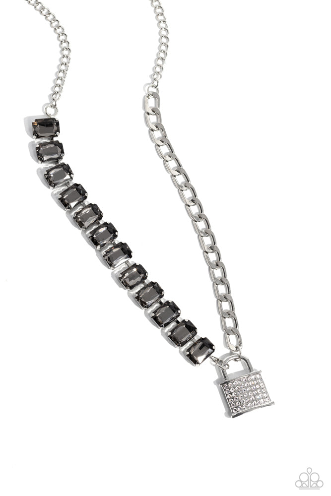 LOCK and Roll - Silver - Paparazzi Accessories