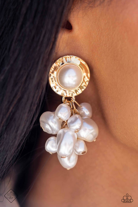 Long Time No SEA - Gold - Paparazzi Accessories