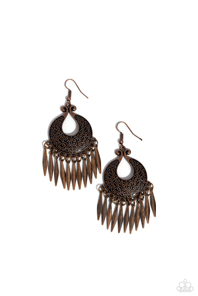 Tribal Charm - Copper - Paparazzi Accessories