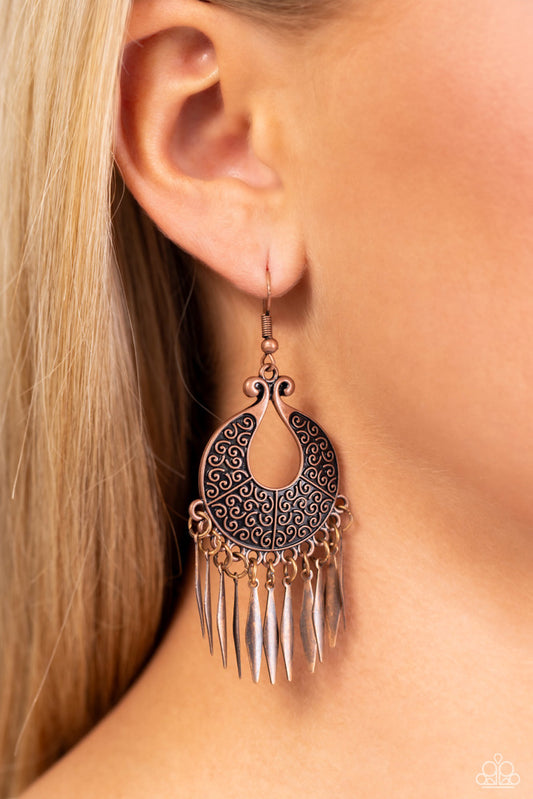 Tribal Charm - Copper - Paparazzi Accessories