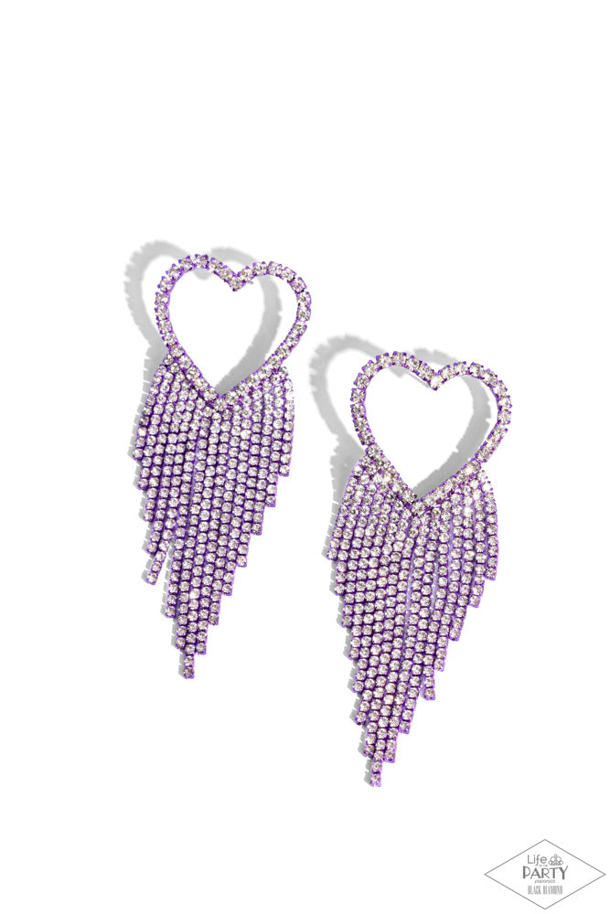 Sumptuous Sweethearts - Purple - Paparazzi Accessories