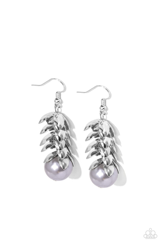 Ocean FROND Property - Silver - Paparazzi Accessories