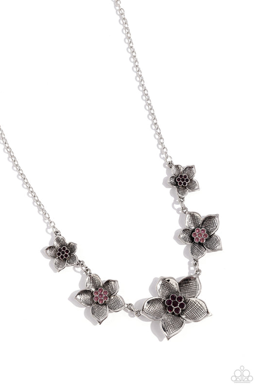 Wallflower Wonderland - Purple - Paparazzi Accessories