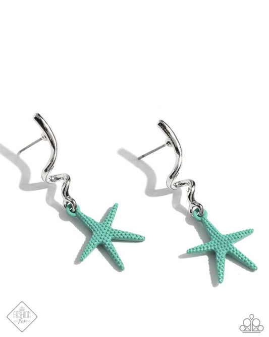 Written In The Starfish - Blue - Paparazzi Accessories