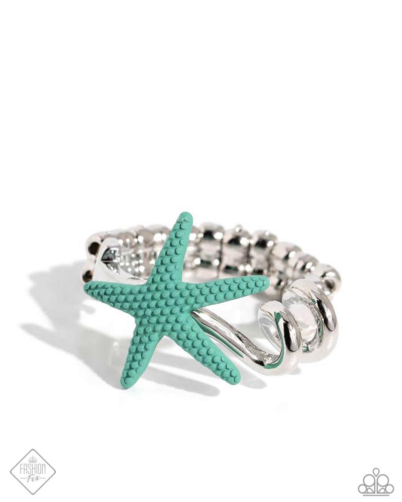 Wish Upon a STARFISH - Blue - Paparazzi Accessories