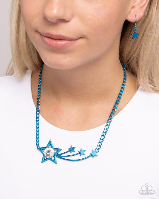 Meteor Moment Necklace - Blue
