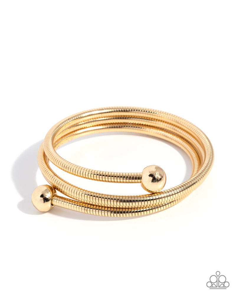 Calmly Coiled - Gold