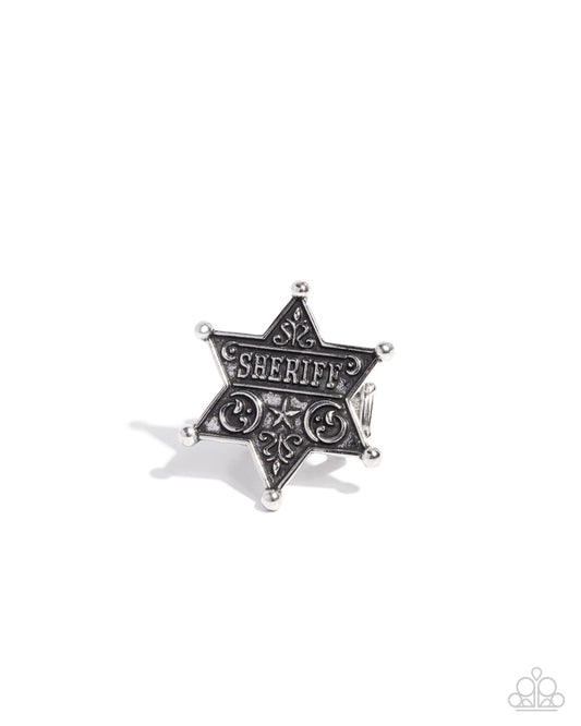 Sheriff's Star - Silver