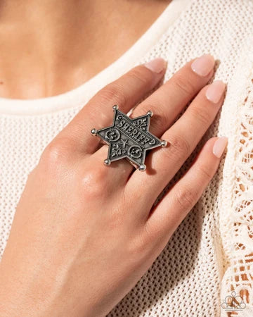 Sheriff's Star - Silver