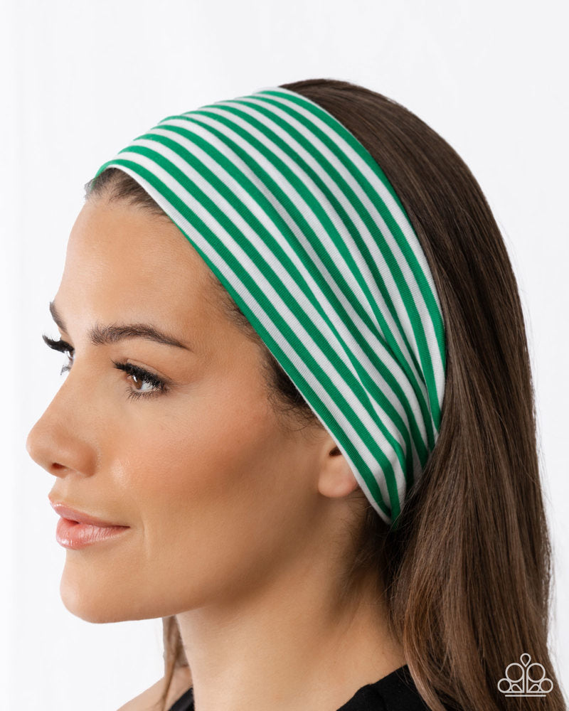 Striped Splendor - Green