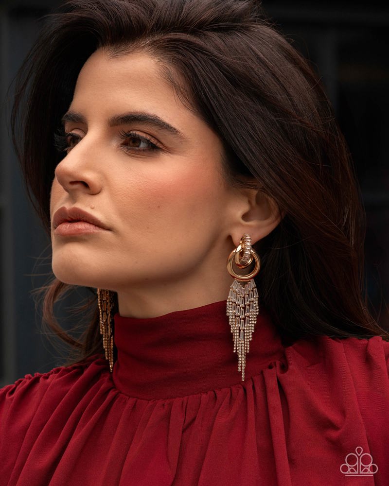 Draped in Drama - Gold