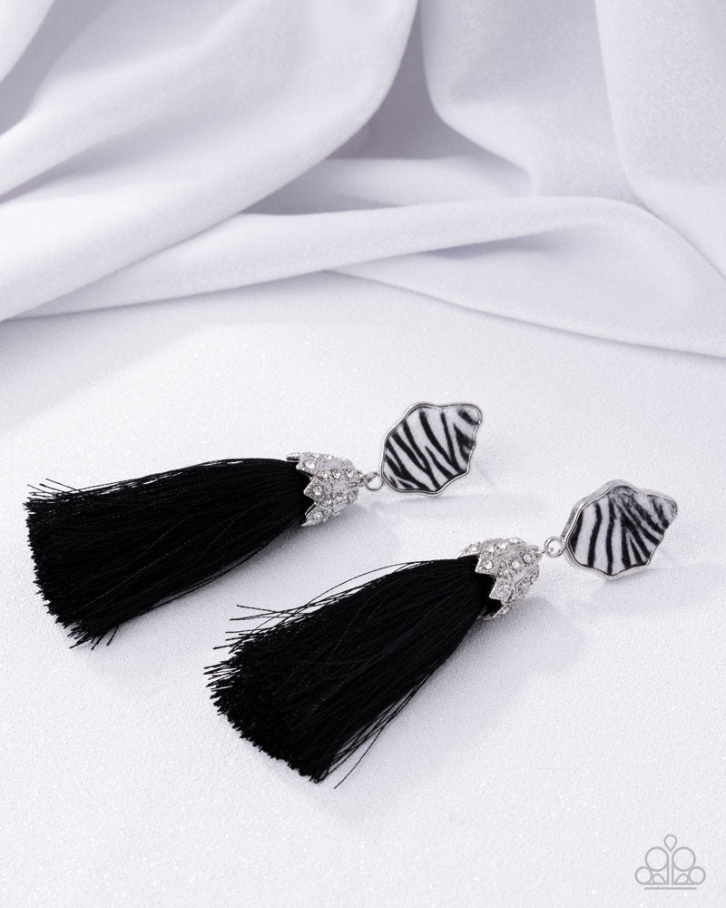 Iconic Zebra - Black