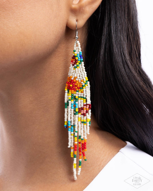 Beaded Gardens - White