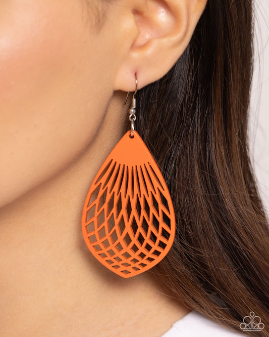 Caribbean Coral - Orange - Paparazzi Accessories