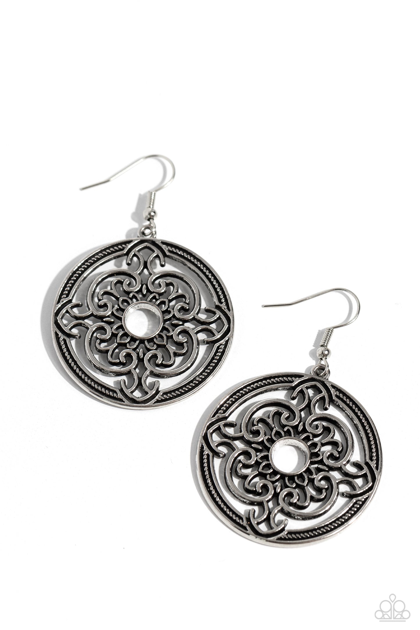 Mandala Meditation - Silver - Paparazzi Accessories