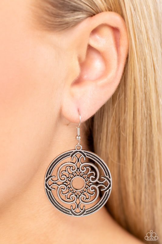 Mandala Meditation - Silver - Paparazzi Accessories