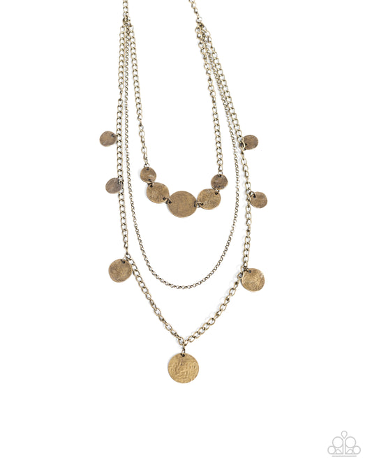 Dynasty Dance - Brass - Paparazzi Accessories