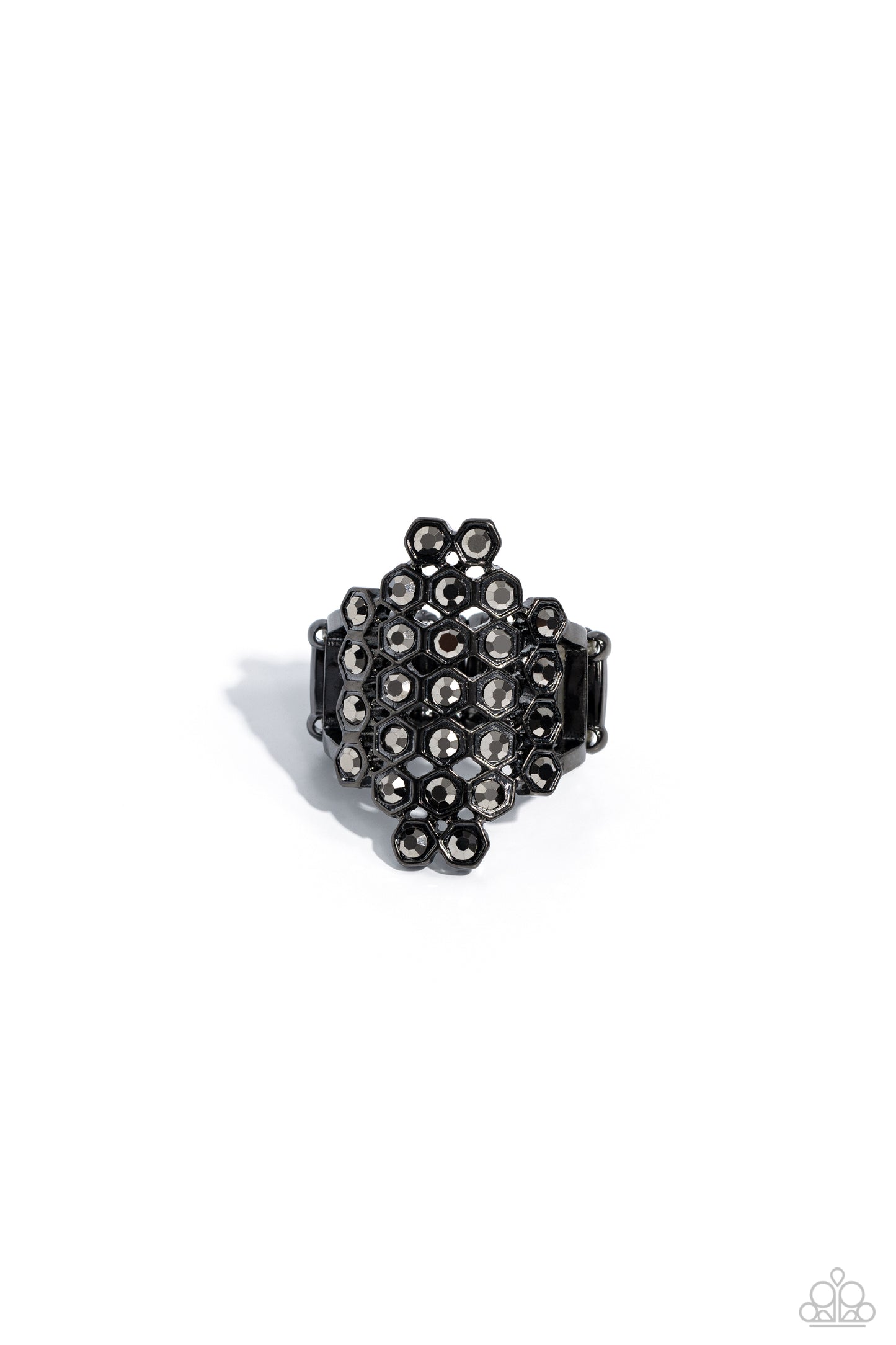 Honeycomb Haute - Black - Paparazzi Accessories