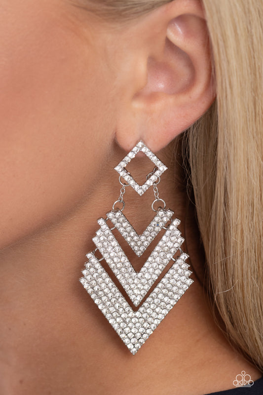 Cautious Caliber - White - Paparazzi Accessories