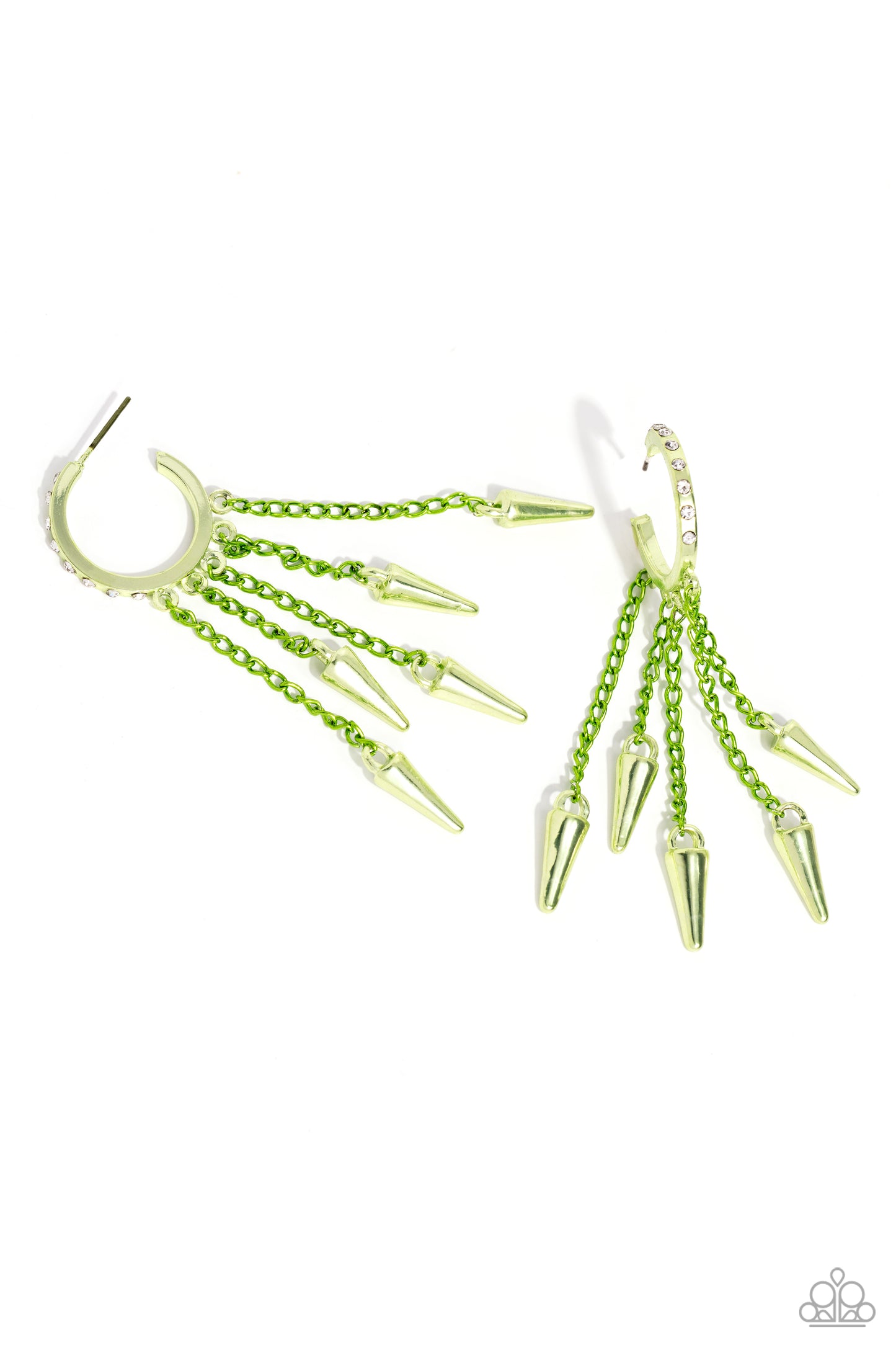 Piquant Punk - Green - Paparazzi Accessories