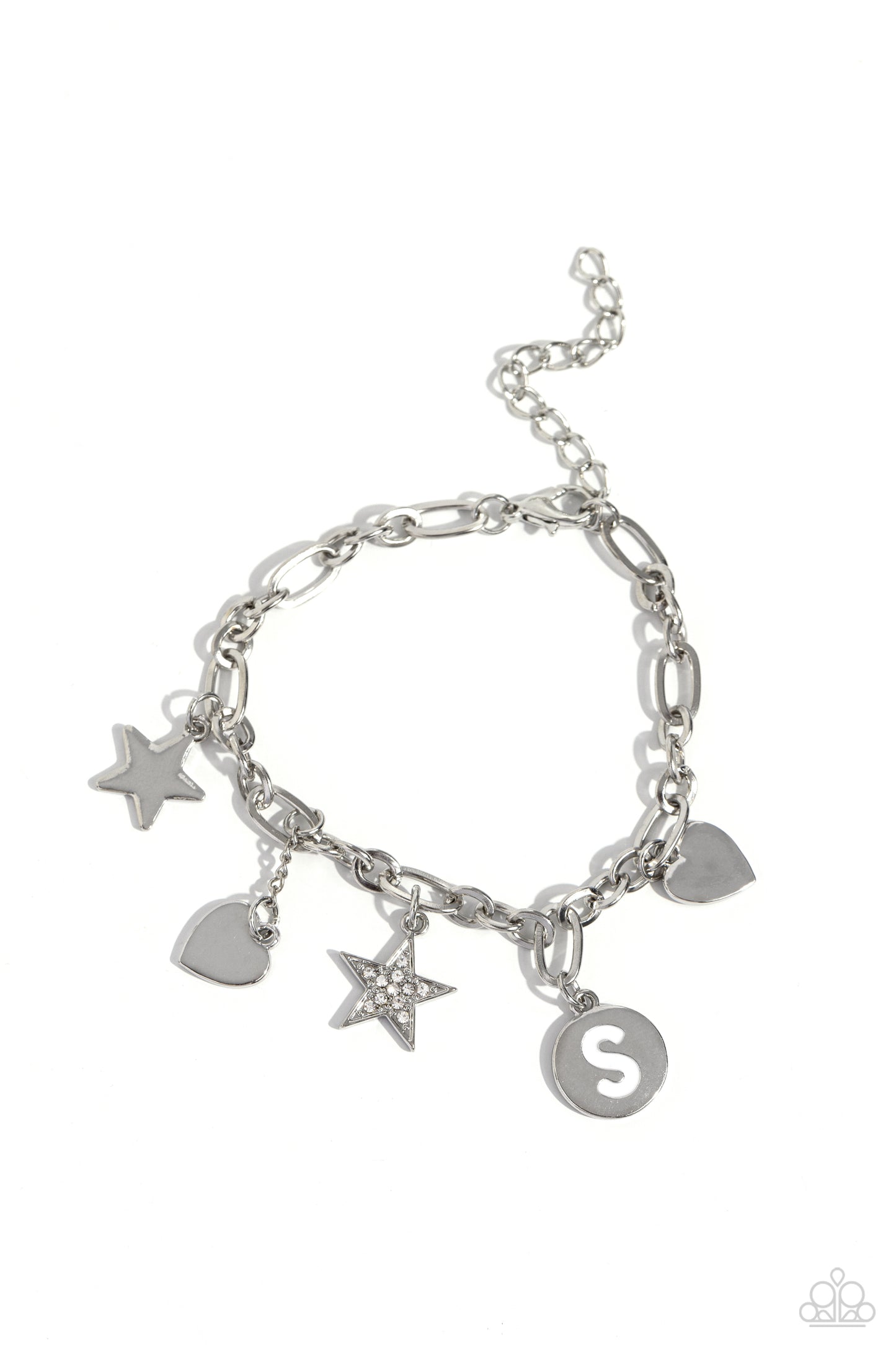 Legacy Letters - White - S - Paparazzi Accessories