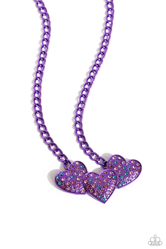 Low-Key Lovestruck - Purple - Paparazzi Accessories