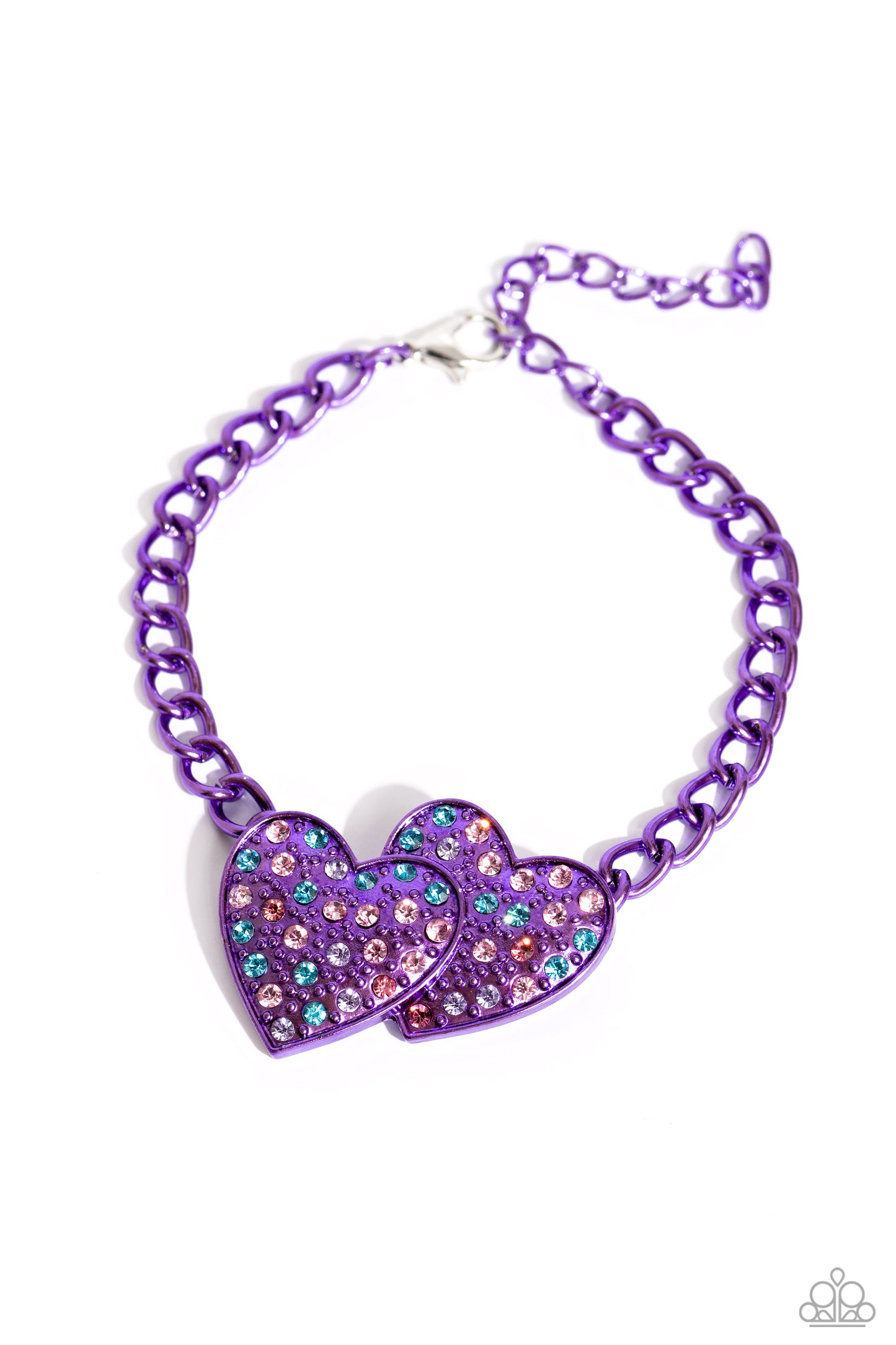 Lovestruck Lineup - Purple - Paparazzi Accessories