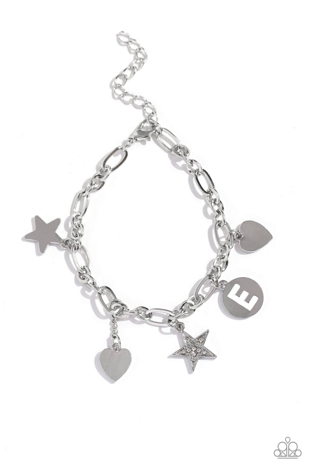 Legacy Letters - White - E - Paparazzi Accessories