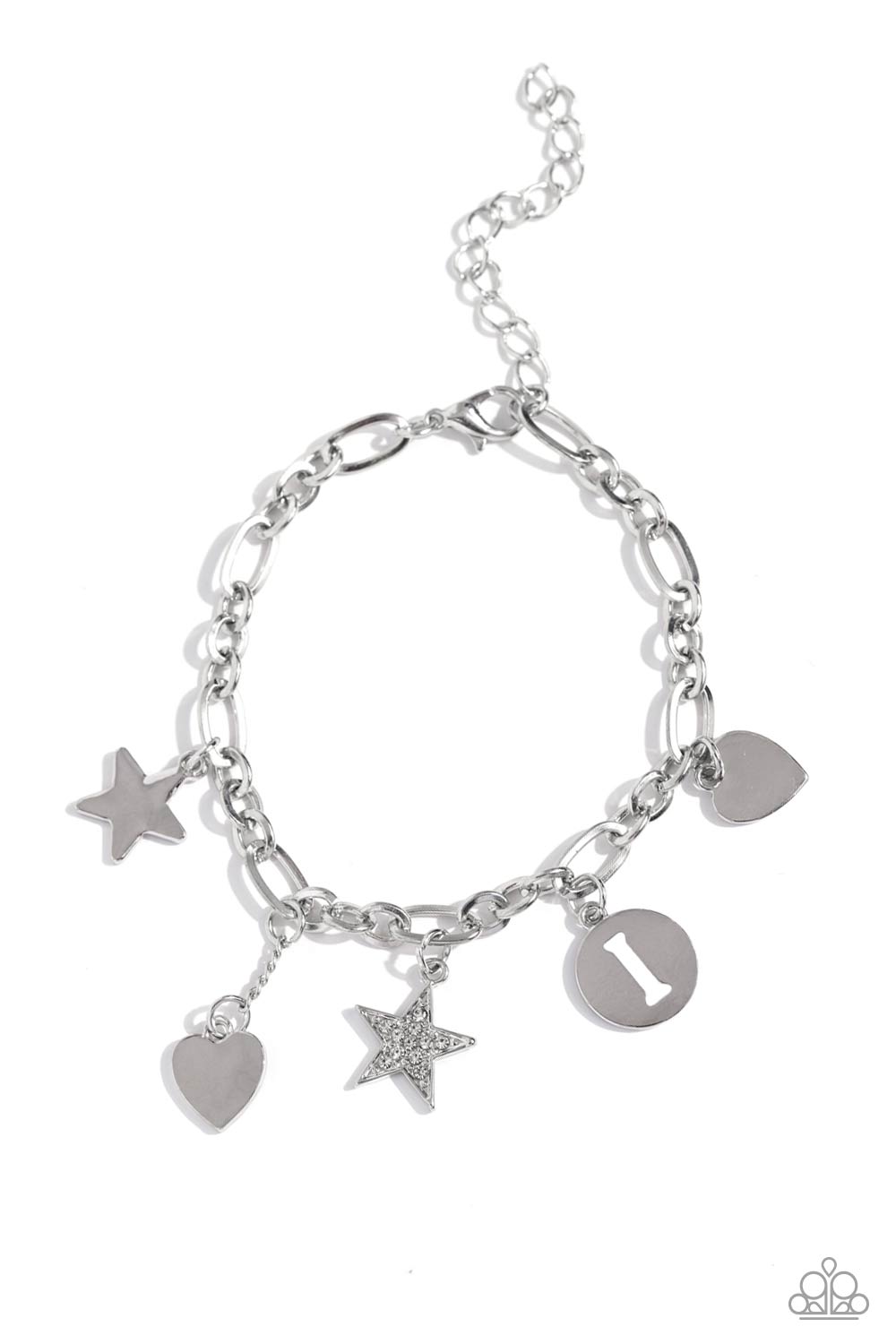 Legacy Letters - White - I - Paparazzi Accessories