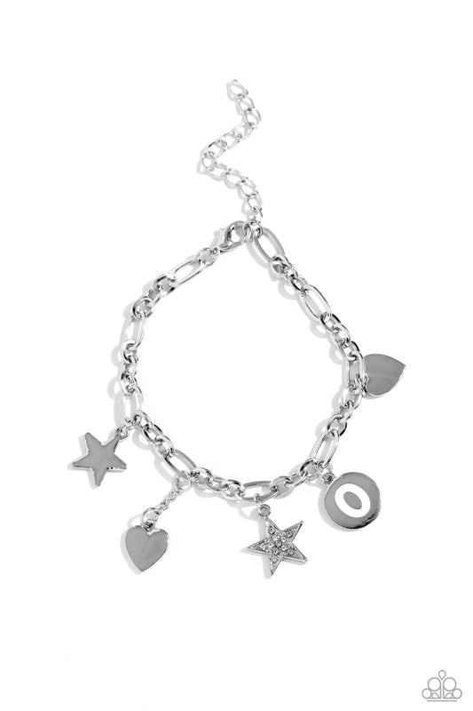 Legacy Letters - White - O - Paparazzi Accessories