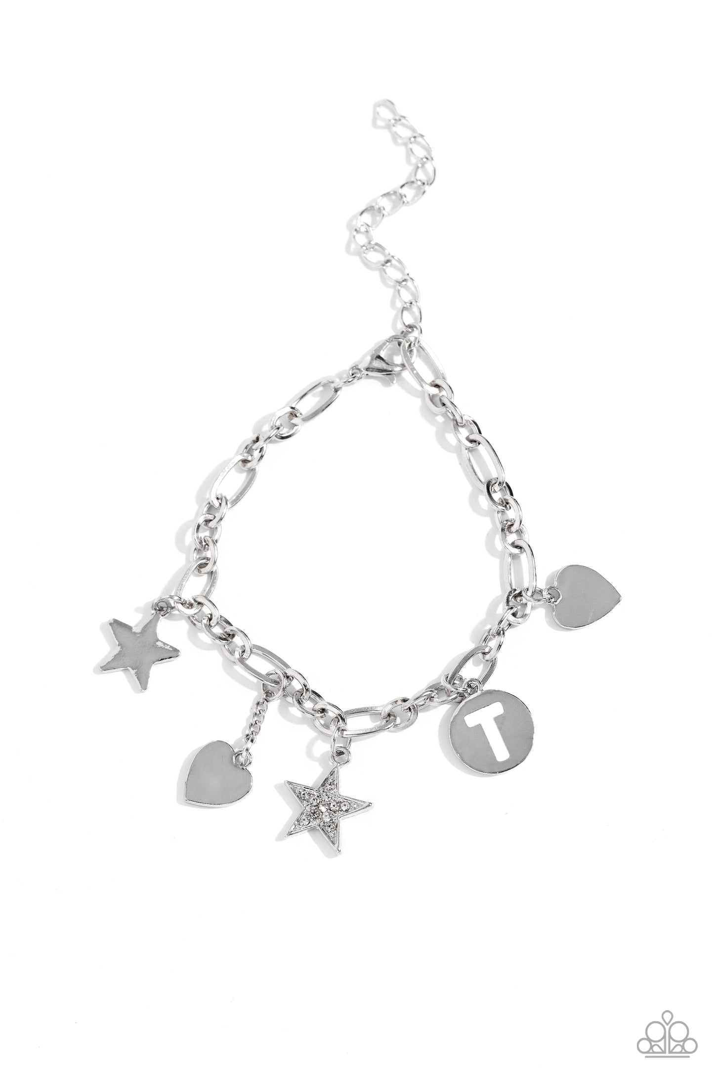 Legacy Letters - White - T - Paparazzi Accessories