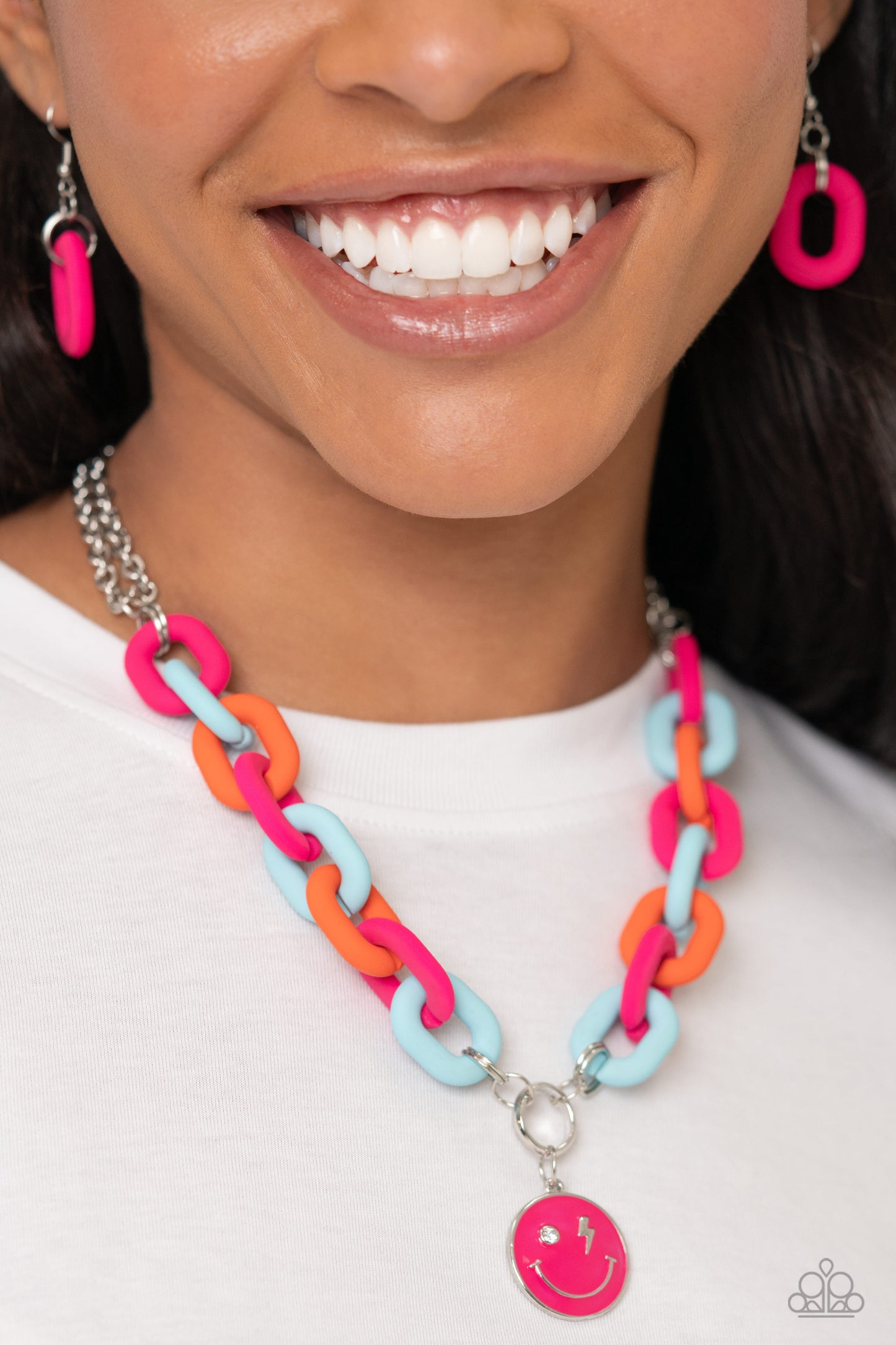 Speed SMILE - Pink - Paparazzi Accessories