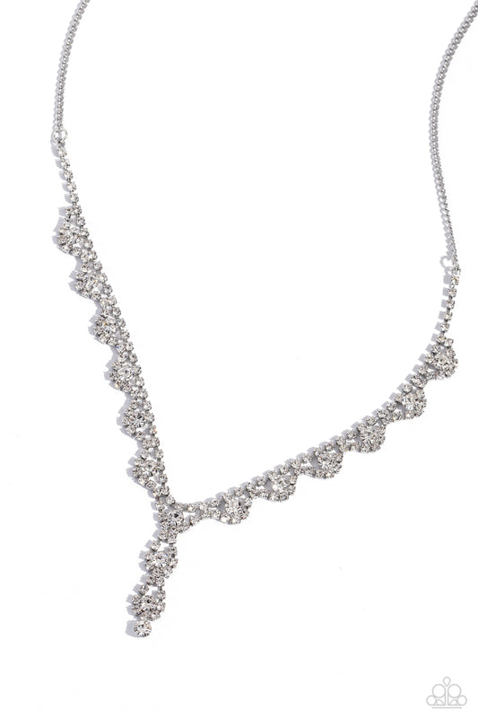 Executive Embellishment - White - Paparazzi Accessories
