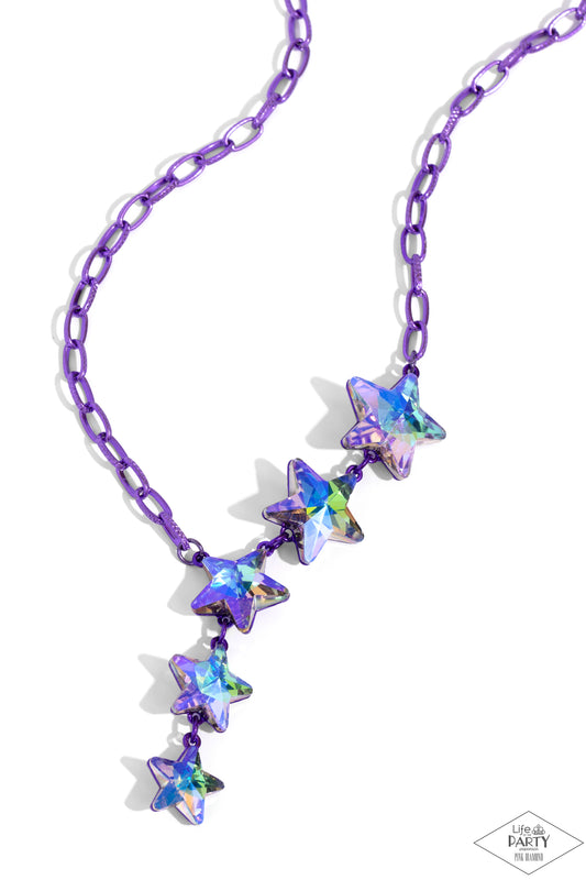 Star-Crossed Sparkle - Purple - Paparazzi Accessories