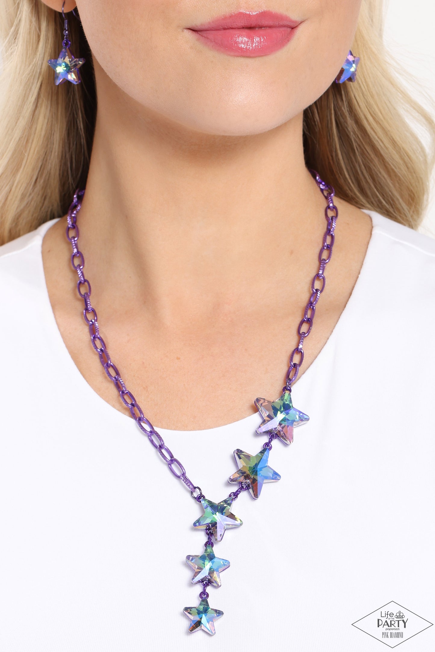 Star-Crossed Sparkle - Purple - Paparazzi Accessories