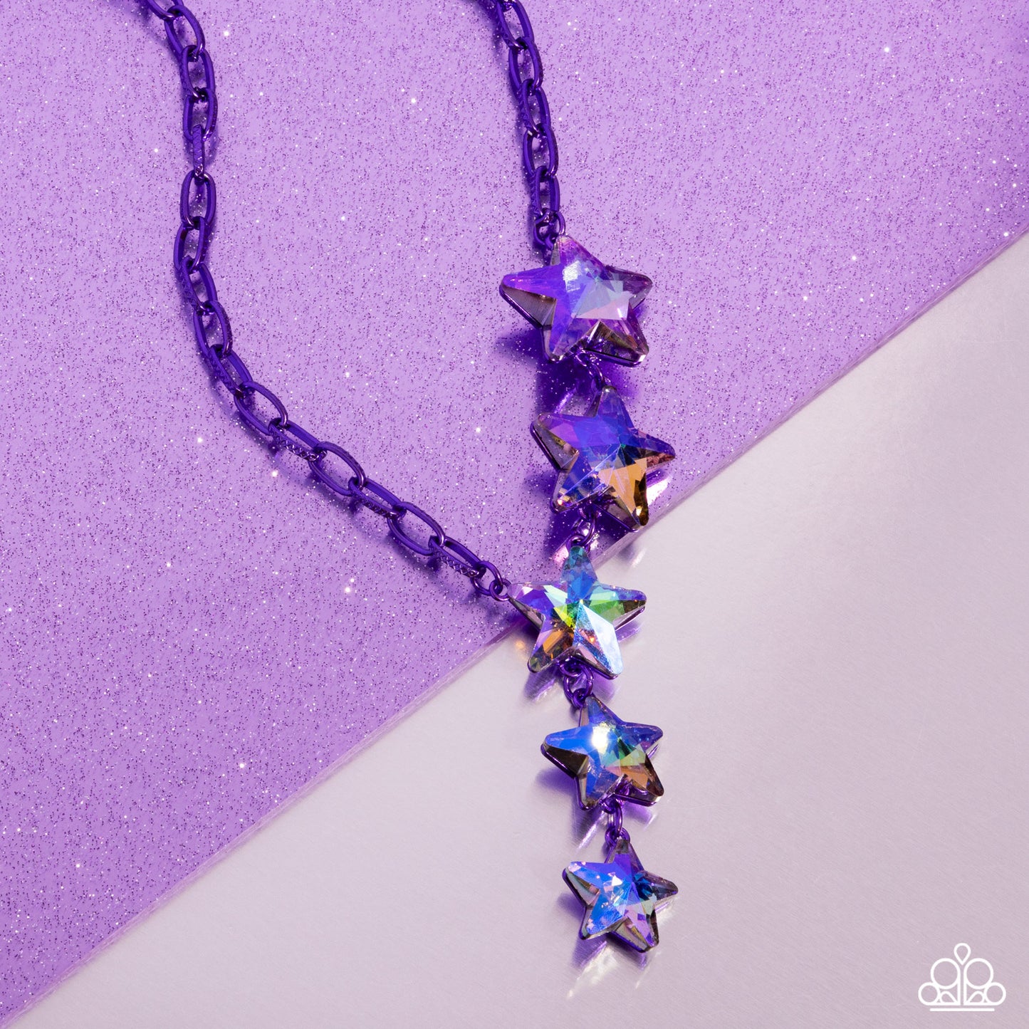 Star-Crossed Sparkle - Purple - Paparazzi Accessories