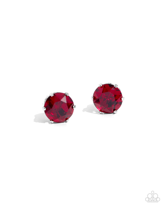 Breathtaking Birthstone - Red - Paparazzi Accessories